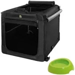 Maelson Soft Kennel Evo 82 cm + Biod Bowl - Transportbox f&uuml;r Hunde mit...