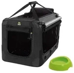 Maelson Soft Kennel Evo 62 cm + Biod Bowl - Transportbox f&uuml;r Hunde mit...