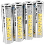 Heitech NiMH-Akku Ready to Use" - HR06 Mignon/AA - 2000 mAh - 1,2V"
