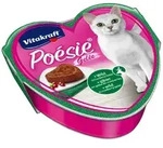 Vitakraft Katzenfutter Poesie Gelee, Wild mit Cranberries - 15 Schalen
