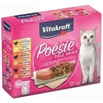 Vitakraft Katzenfutter Poesie DeliSauce, Multipack Fleisch - 6 Beutel
