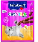 Vitakraft Katzensnack Cat-Stick mini Gefl&uuml;gel & Leber - 3 x 6g