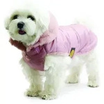 Fashion Dog Hunde-Steppmantel f&uuml;r Malteser - Rosa - 43 cm