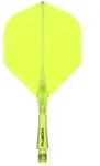Winmau Fusion No2 - Neon Gelb - 22mm/short