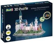 REVELL 00151 3D Puzzle 128 Teile Schloss Neuschwanstein-LED Edition