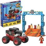Hot Wheels Mega Hot Wheels Monster Trucks Bone Shaker Crash Set
