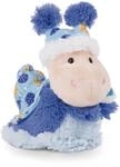 NICI 49309 Kuscheltier Schnecke blau Sille 17cm stehend