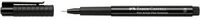 FABER-CASTELL 167099 Tuschestift Pitt Artist Pen XS Farbe 199 schwarz