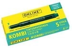 ONLINE 17176/12 Kombipatrone T&uuml;rkis, 5 St&uuml;ck