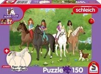 SCHMIDT SPIELE 56464 Kinderpuzzle 150 Teile SCHLEICH&reg; HORSE CLUB + Holsteiner Fohlen
