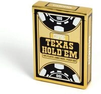 ASS 10001000-0001 COPAG Texas Hold em GOLD - Jumbo Face - 2 index - Black