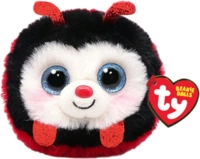 TY 42535 TEENY PUFFIES LADYBUG BALL IZZY - 10 cm