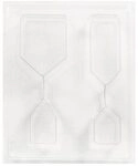 RAYHER 36058000 Gie&szlig;form: H&auml;user, 4 H&auml;user 5,5 - 10,5 cm, Tiefe 3 cm