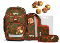 ERGOBAG 01033-90285-10 pack Schulrucksack-Set FeuerspeiB&auml;r Lumi Edition,...