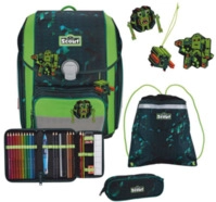 SCOUT 76400802200 Schulranzen-Set 4-teilig Genius DIN Cubes
