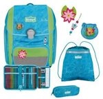 SCOUT 76400800800 Schulranzen-Set 4-teilig Genius DIN Water Lily