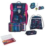 SCOUT 75450001800 Schulranzen-Set 4-teilig Neo DIN Magic Sea
