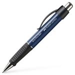 Faber-Castell Kugelschreiber GRIP PLUS BALL, M, blau metallic