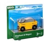 BRIO 63396900 Tierwaggon Elefant