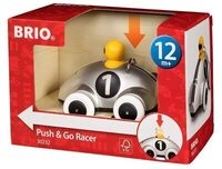 BRIO 63023200 Push & Go Rennwagen Silber