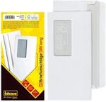 Idena Briefumschl&auml;ge 75g/m&sup2; selbstklebend mit Fenster wei&szlig; DIN lang 25 St&uuml;ck