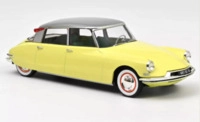 NOREV 181762 1:18 Citro&euml;n DS 19 1960 Jonquille Yellow + Caravan Digue Panoramic