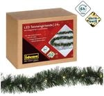 Idena LED Tannengirlande 24 LED warmwei&szlig; batteriebetrieben 2,20m Innen