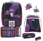 SCOUT 76420800500 Schulranzen-Set 5-teilig Genius Set Movie Star Pink Pixel