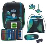 SCOUT 76420803600 Schulranzen-Set 5-teilig Genius Set Movie Star Blue Pixel