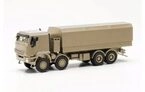 HERPA 746984 1:87 Iveco Trakker 8x8 gesch&uuml;tzt Pritschen-LKW sandbeige