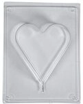 RAYHER 36076000 Gie&szlig;form: Herz, 8,5x9,2cm, Tiefe 3cm