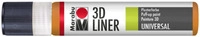 Marabu 180309613 Marabu 3D-Liner 3D-Orange 613, 25 ml