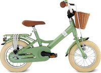 PUKY 4127 YOUKE 12 CLASSIC Alu Kinderfahrrad mit Lenkerkorb R&uuml;cktrittbremse retro