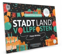 DENKRIESEN SL2019 Stadt Land Vollpfosten&reg; Geburtstags Edition &ndash; "Happy Birthday."