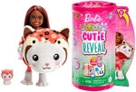MATTEL HRK28 Barbie Cutie Reveal Chelsea Costume Cuties - Kitty Red Panda - in