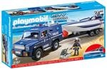 PLAYMOBIL&reg; 5187 City Action Polizei-Truck mit Speedboot