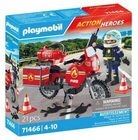 PLAYMOBIL 71466 Feuerwehrmotorrad am Unfallort