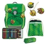 SCOUT 75450017700 Schulranzen-Set 4-teilig Neo DIN Dino Rex