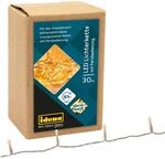 Idena Lichterkette 30 LED warmwei&szlig; 6h Timer