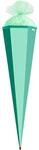 Roth Bastelschult&uuml;te 85cm Mint sechseckig - Schult&uuml;te mit Stabiler Rot(h)-Spitze