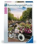 RAVENSBURGER 17596 Erwachsenenpuzzle 1000 Teile Bicycle Amsterdam