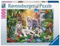 RAVENSBURGER 19947 Erwachsenenpuzzle 1000 Teile - Familie der Wei&szlig;en Tiger
