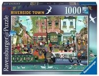RAVENSBURGER 17554 Erwachsenenpuzzle 1000 Teile Riverside Town