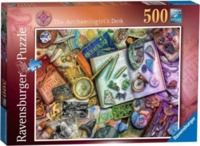 RAVENSBURGER 17520 Erwachsenenpuzzle 500 Teile - Schreibtisch des Arch&auml;ologen