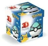 RAVENSBURGER 11581 3D-Puzzle-Ball 54 Teile Pok&eacute;mon Netzball