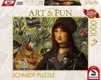 SCHMIDT SPIELE 58529 Puzzle 1000 Teile Markus Binz: Mona Lisa 2024