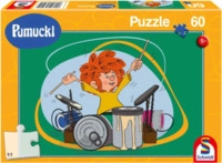 SCHMIDT SPIELE 56491 Kinderpuzzle 60 Teile Pumuckl spielt Schlagzeug