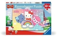 RAVENSBURGER 12001034 Kinderpuzzle 2 x 64 Teile Hello Kitty - Die besten Freunde
