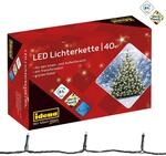 Idena LED Lichterkette 40 LED warmwei&szlig; 8h Timer 8,90m Innen/Au&szlig;en