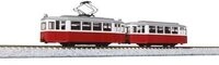 KATO K14806-3 N 2-tlg. Stra&szlig;enbahn D&uuml;wag, rot/wei&szlig;